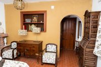 finca dormitorio chimenea